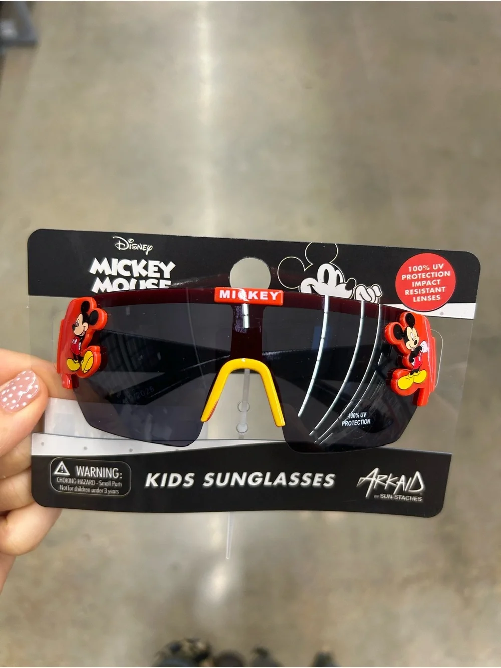 Licensed Disney Mickey Mouse Kids Sunglasses